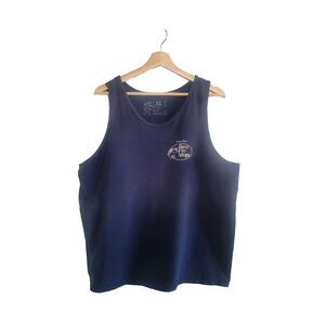 BASS PRO SHOPS Johnny Morris Logo Blue Tank Top Mens Size XL